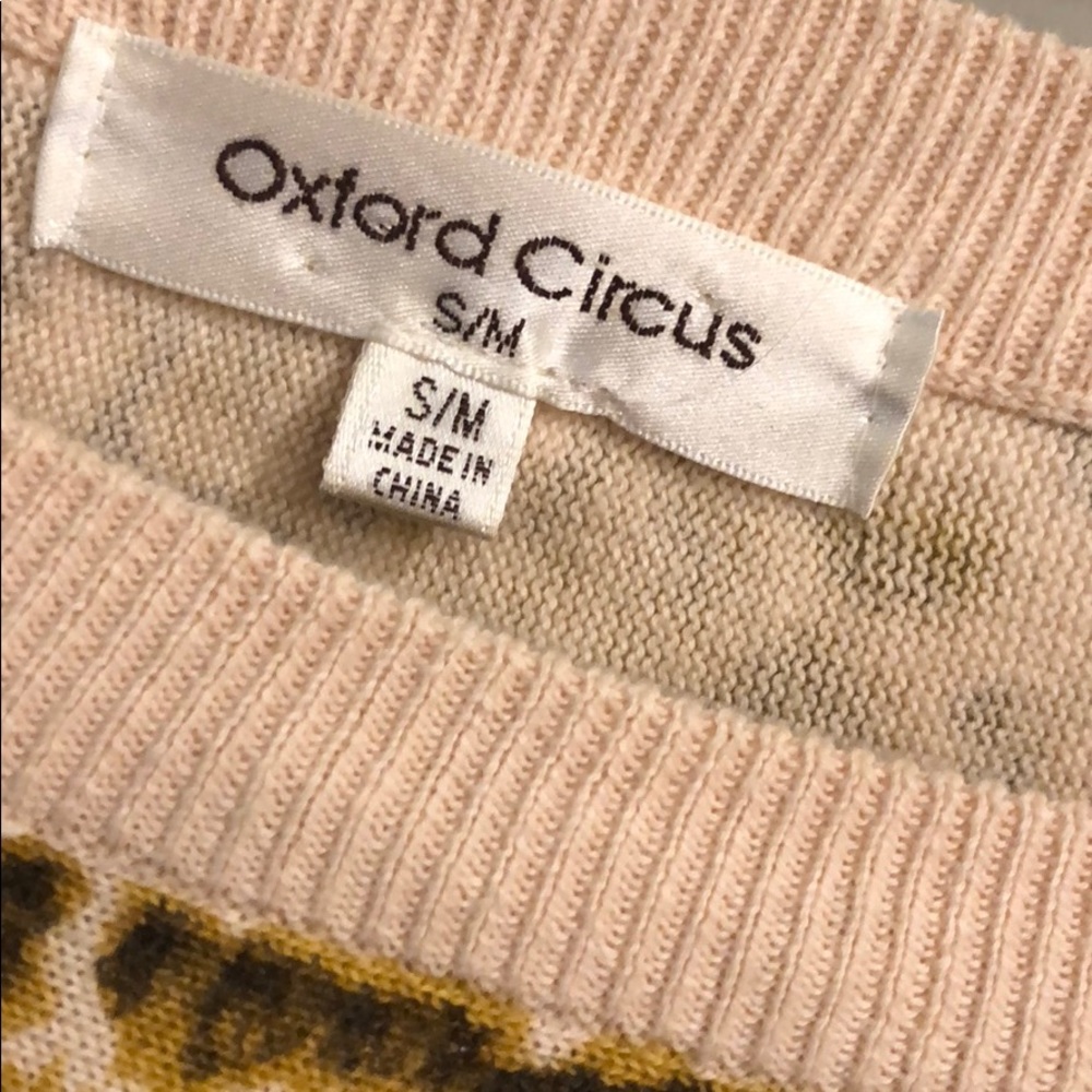 Leopard Oxford circus sweater - Picture 3 of 4